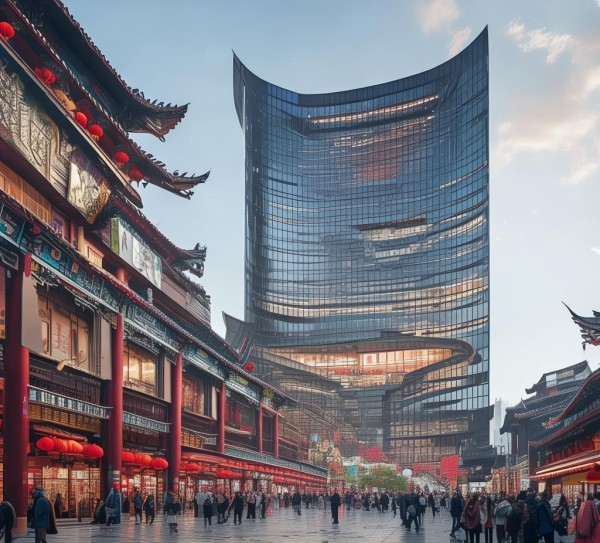 西安商贸城，商业中心新标杆