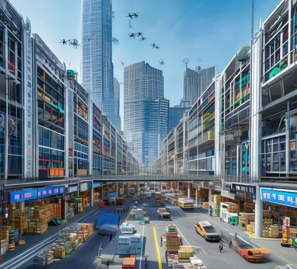 专业市场商贸物流园，构建高效高效高效