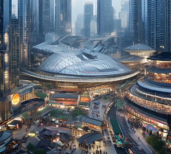 商贸服务与南站，促进商业生态构建